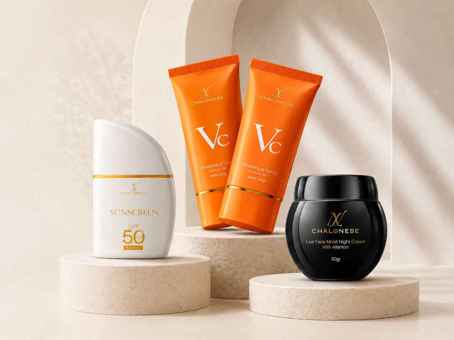 Chalonese skincare products